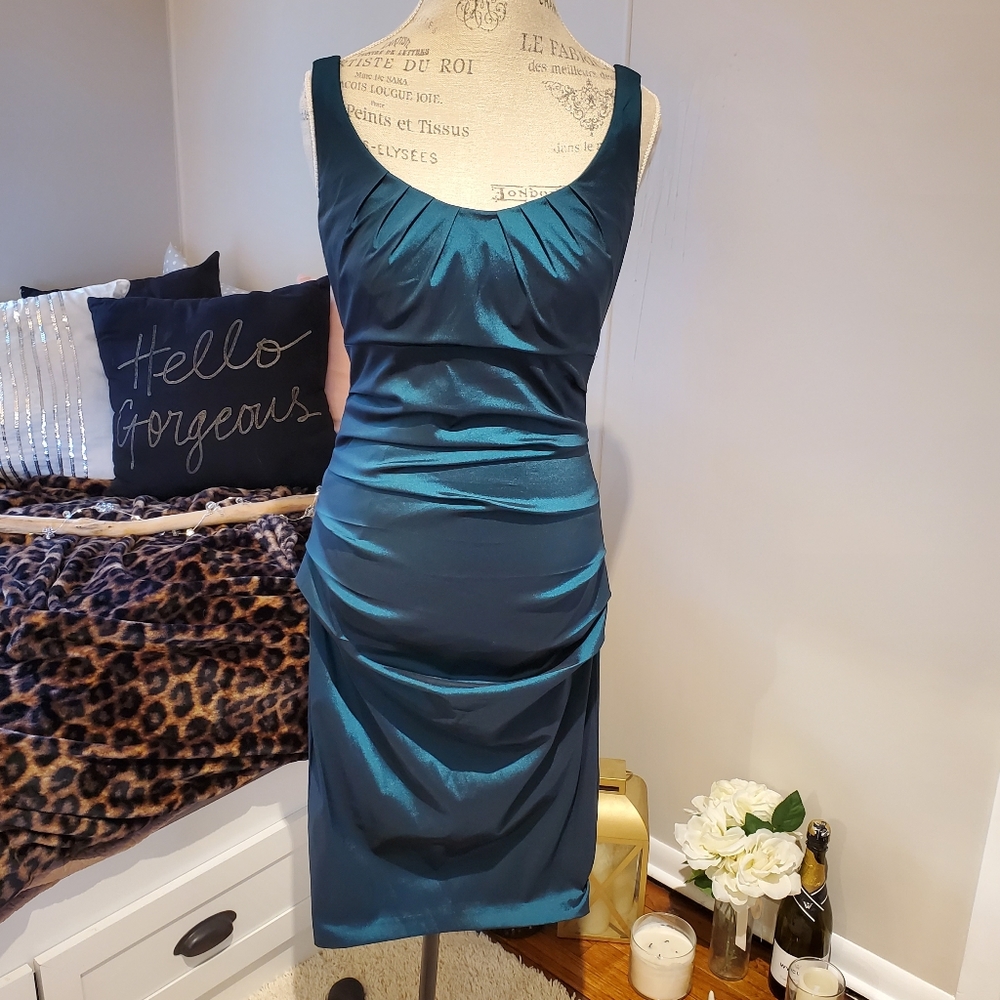 Emerald Green Cocktail Dress